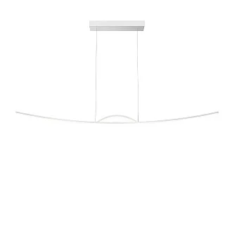 Lampada A Sospensione Design Sunrise Led Integrato 36 W In Alluminio Bianco